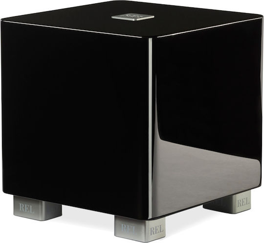 Rel Acoustics T/5x Kabellos Aktiv Subwoofer mit Lautsprecher 8" 125W Schwarz glänzend
