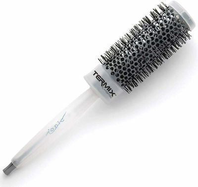 Termix Ceramic Ionic Brush Hair for Straightening White 32mm