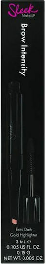Sleek MakeUP Brow Intensity Mascara για Φρύδια Highlighter Extra Dark