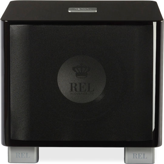 Rel Acoustics T/7x Kabellos Aktiv Subwoofer mit Lautsprecher 8" 200W Schwarz glänzend