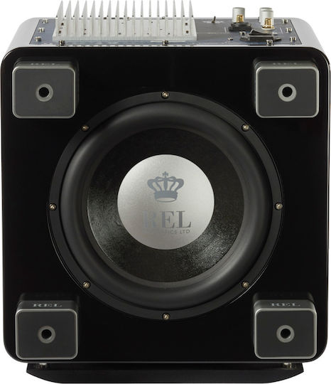 Rel Acoustics T/7x Kabellos Aktiv Subwoofer mit Lautsprecher 8" 200W Schwarz glänzend