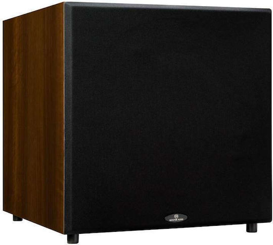 Monitor Audio MRW10 Aktiv Subwoofer mit Lautsprecher 10" 100W Walnuss