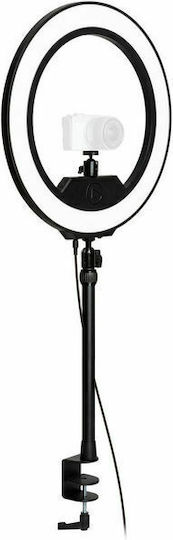 Elgato Ring Light 10LAC9901 Ring Light 31cm 2900 - 7000K with Desktop Stand/Mount Stand and Mobile Holder