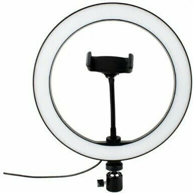 RL26 Ringlicht 26cm 2500 - 4500K mit Bodenstativ und Handyhalter