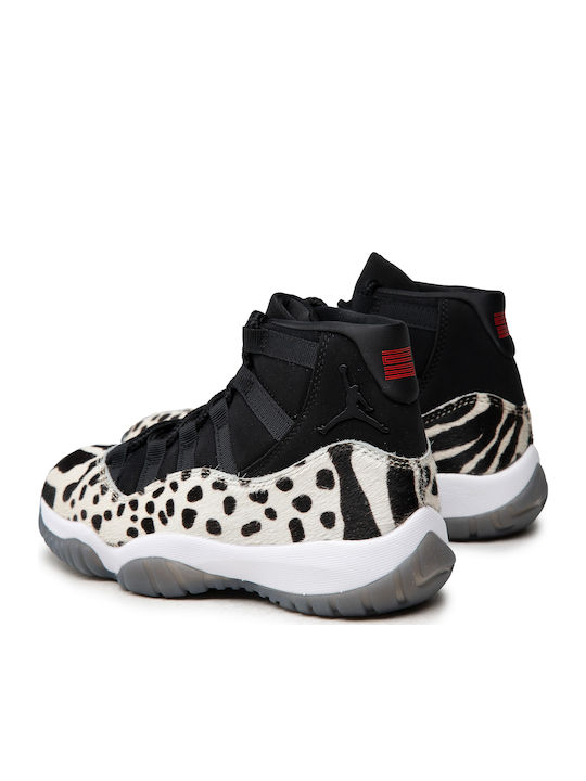 Air  11 Retro Boots Black / Gym Red / Sail / White