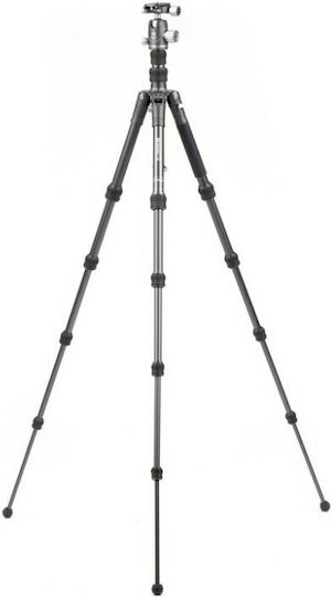 Benro Benro Kamerastative BAT05A + VX20 Kit aus Aluminium mit Kugelförmiger Kopfart bis 141cm und Maximale Belastung 10kg