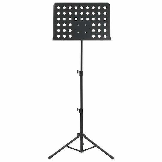 vidaXL Stand Orchestra Height 75-142cm Black 70090