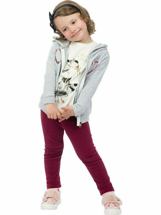 Energiers Kids Sweatshirt Cardigan Gray