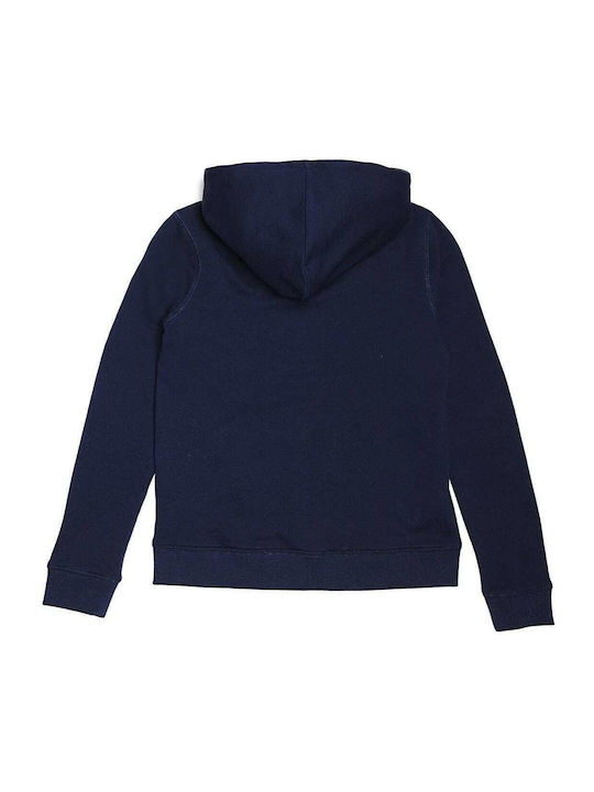 Kids Sweatshirt Cardigan with Hood Navy Blue Active