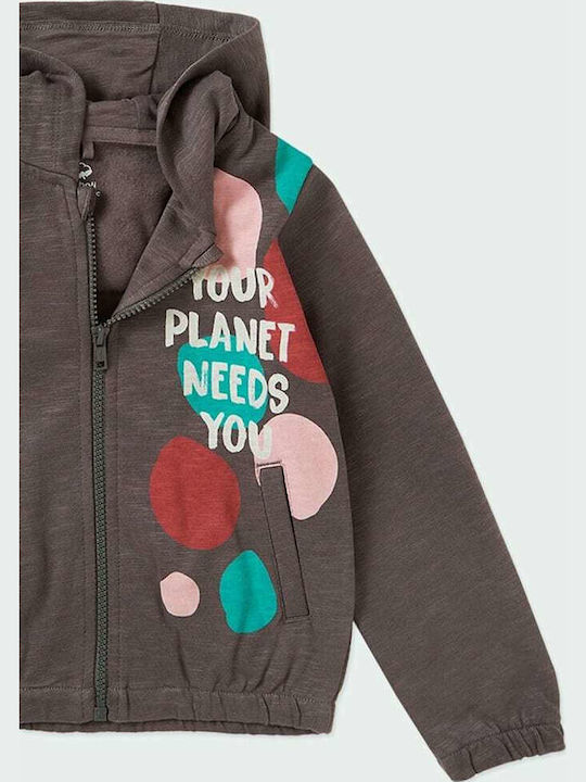 Polar Bluza și Hanorac Pentru Copii Cardigan Gri