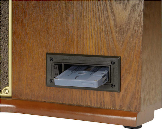 Denver MRD-51 111201210000 Turntables with Preamp and Built-in Speakers Brown