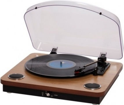 Denver VPL-120 MK2 TA-D-VPL-120 Βαλιτσάκι Πικάπ με Προενίσχυση και Ενσωματωμένα Ηχεία Καφέ