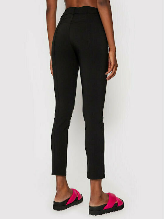 Desigual Coruna Women's Fabric Trousers in Slim Fit Black