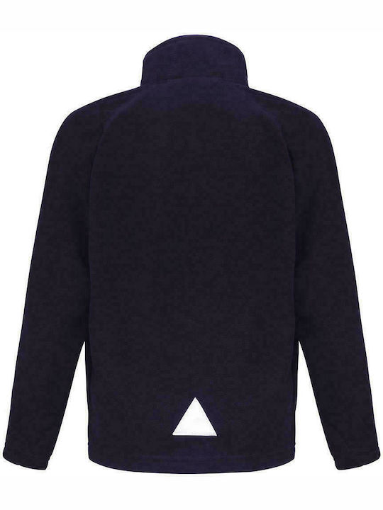 Result Boys Fleece Sweatshirt with Zipper Navy Blue /Y-289