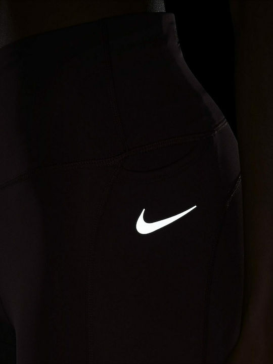 Dri-Fit Epic Running Women's Cropped High Waist Brown Leggings