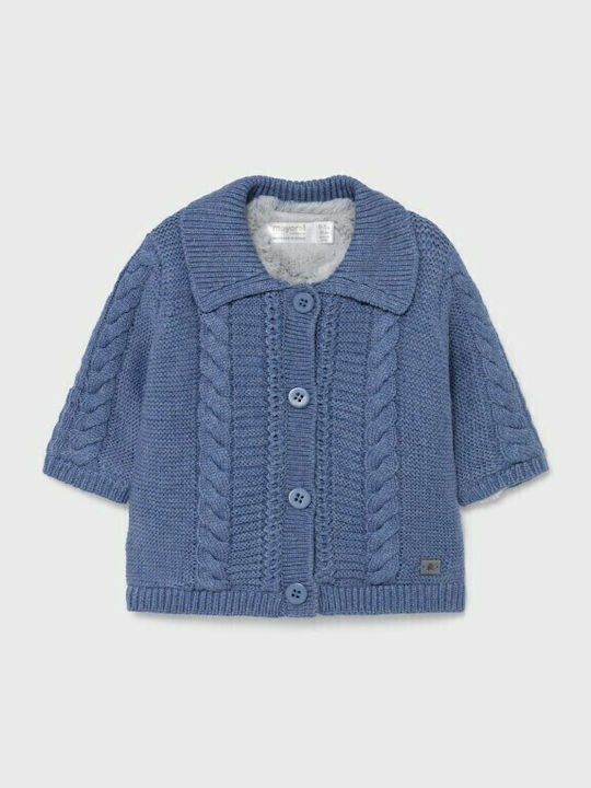 Kinderstrickjacke Gestrickt Blau