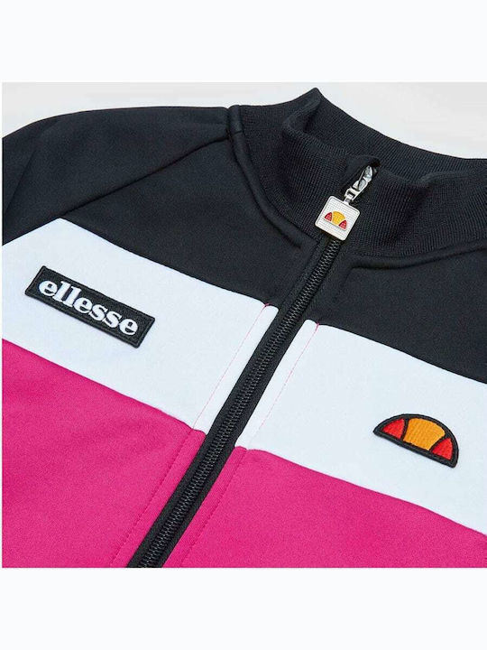 Kids Sweatshirt Cardigan Cropped with Pockets Black Margreti