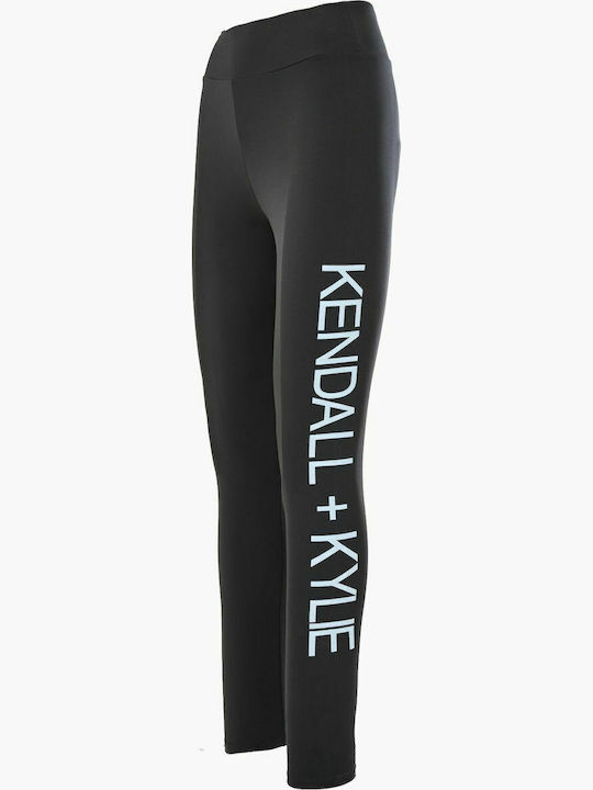 Active Logo Colanti de femei Lung Colanti Negru