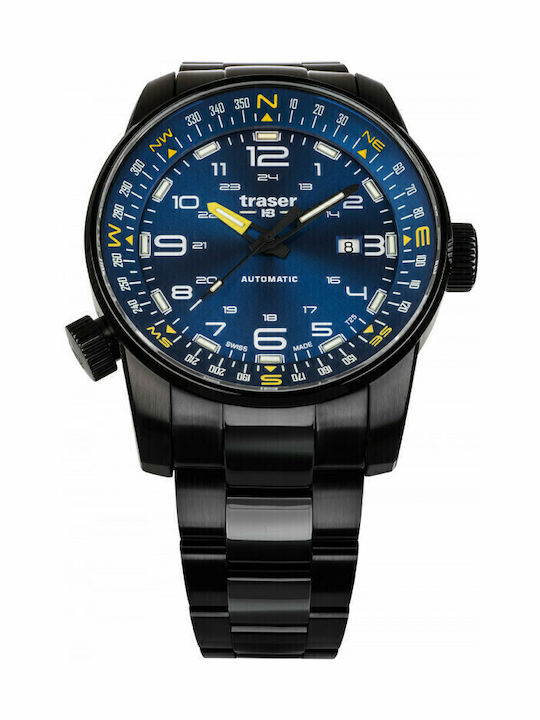 Traser P68 H3 Pathfinder Men's Watch with Metal Bracelet
