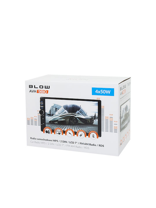Blow Ηχοσύστημα Αυτοκινήτου 2DIN (Bluetooth/USB) με Οθόνη Αφής 7"