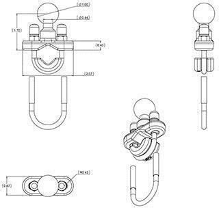 RAM Mount Ball for Motorcycle Mobile Mount
