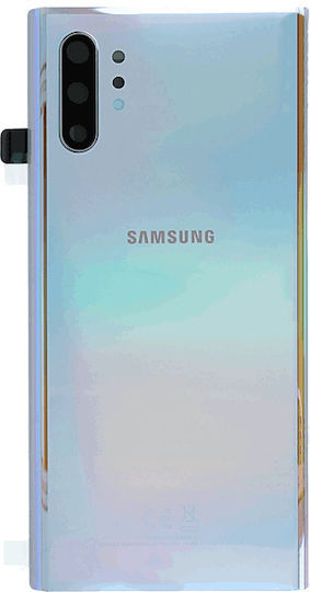 Samsung Battery Cover Silver Aura Glow for Galaxy Note 10+