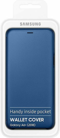 Samsung Book Synthetic Leather Blue (Galaxy A6+ 2018) WW