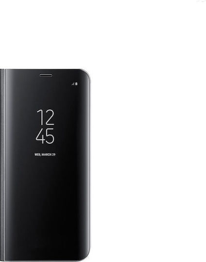 Hurtel Clear View Book Πλαστικό Μαύρο (Galaxy S8+)