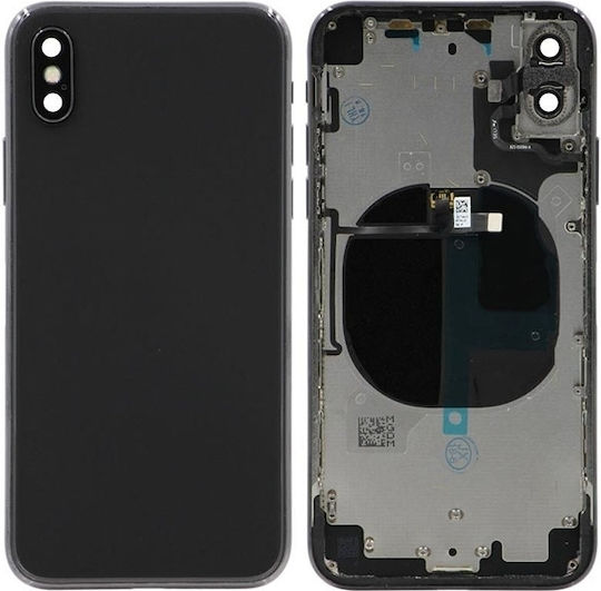 Batterieabdeckung Schwarz für iPhone X
