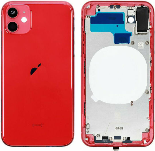 Batterieabdeckung Rot für iPhone 11