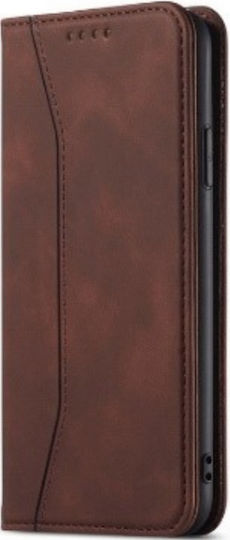 Bodycell PU Leather Wallet Synthetic Leather Brown (iPhone SE 2022/2020)