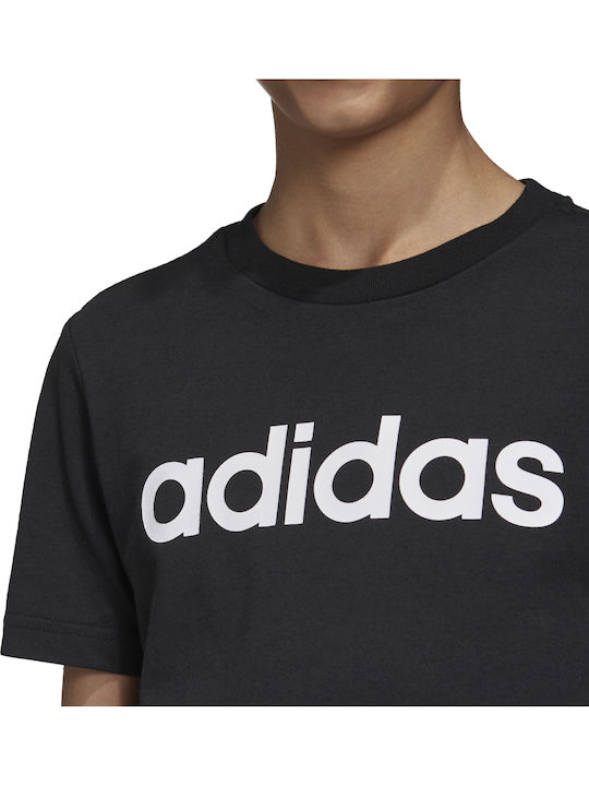 Kinder-T-Shirt Schwarz ESSENTIALS LINEAR