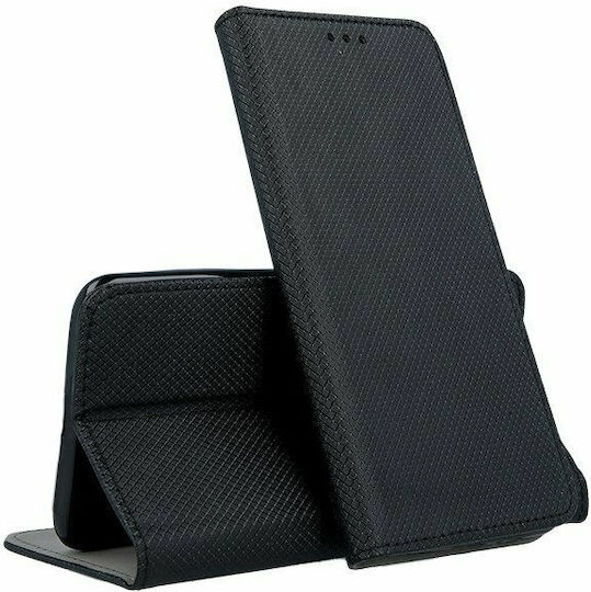 Forcell Book Δερματίνης 2mm Μαύρο (Redmi 8)
