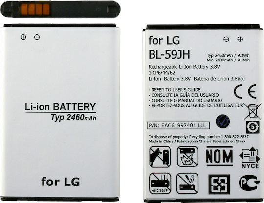LG BL-59JH Μπαταρία Αντικατάστασης 2460mAh για P710 Lucid2