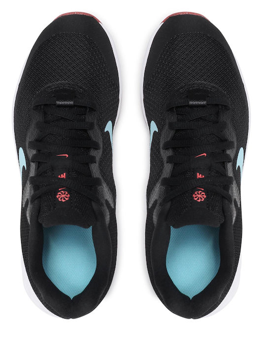 Revolution Revolution 6 Kids Sports Shoes Running with Laces Black / Copa / Magic Ember