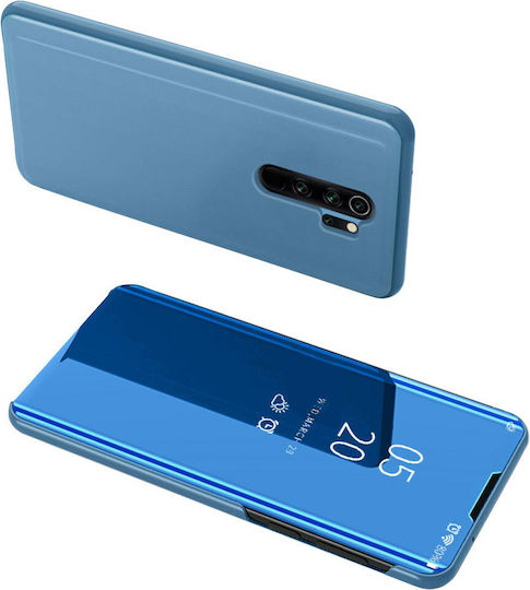 Hurtel Clear View Book Πλαστικό Γαλάζιο (Redmi Note 8 Pro)