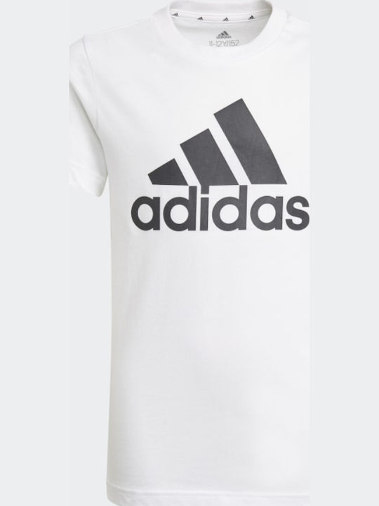 Tricou Pentru Copii Alb Essentials Two-Colored Big Logo