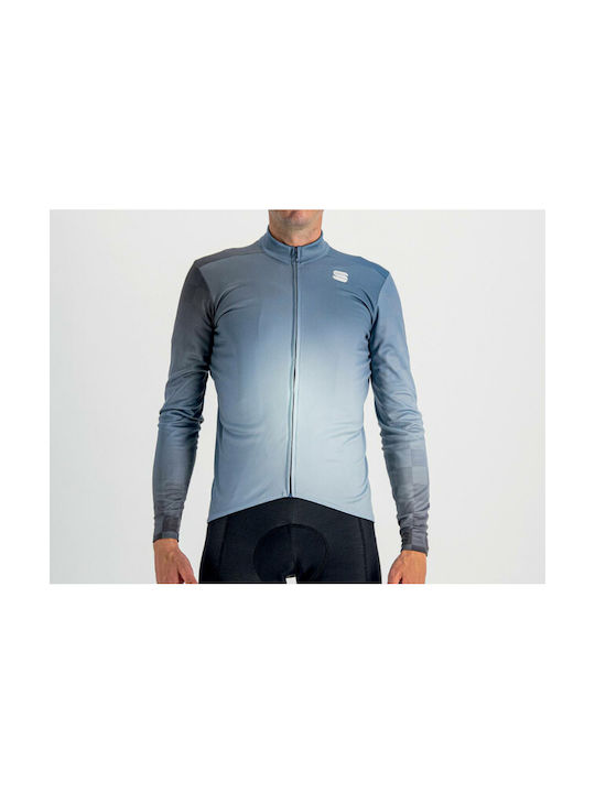 Sportful Rocket Thermal ZLV051 Long Sleeves Cycling Jersey Blue