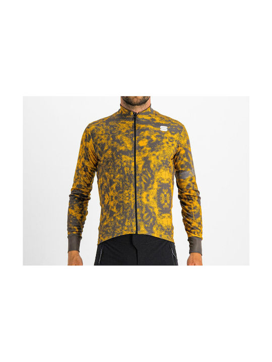 Sportful Escape Supergiara ZLV050 Ανδρική Μακρυμάνικη Μπλούζα Ποδηλασίας Κίτρινη