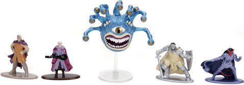 Jada Toys Dungeons & Dragons Nanofigs Figurină Pachet de 5 bucăți metalice A 253253000