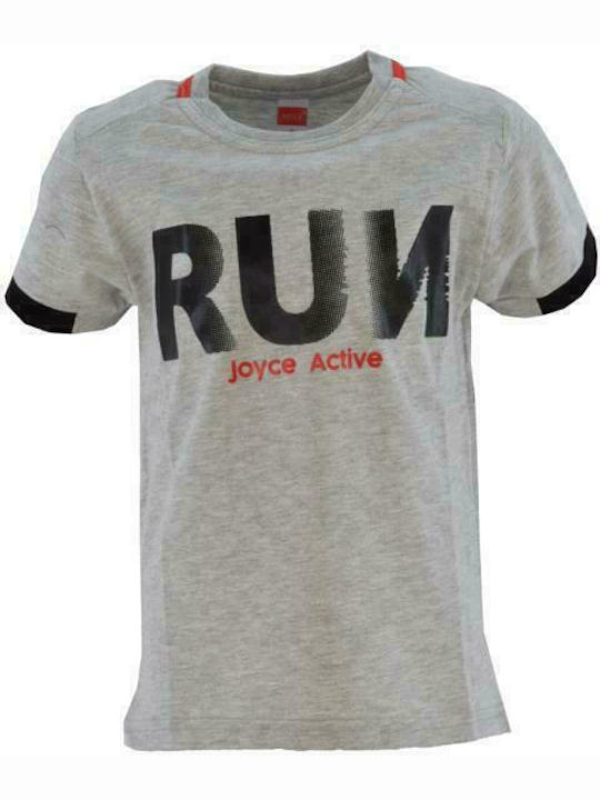 Kids' T-shirt Gray Run