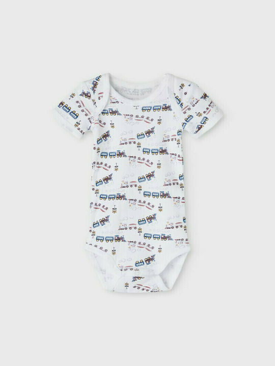 Name It Baby-Body-Set für drinnen Kurzärmelig Mehrfarbig 3Stück