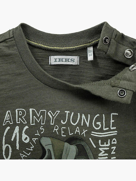 Παιδικό T-shirt Χακί