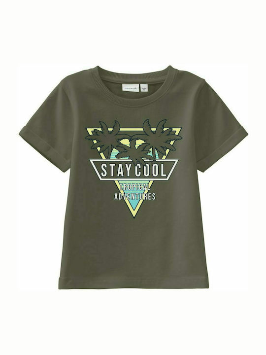 Kids' T-shirt Khaki