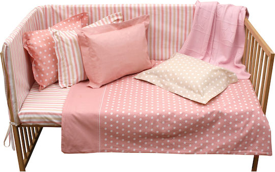 Anna Riska Mix & Match Baby Sheet Crib Cotton Brown 120x165cm