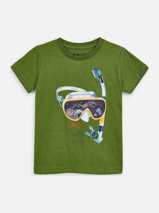 Παιδικό T-shirt Χακί