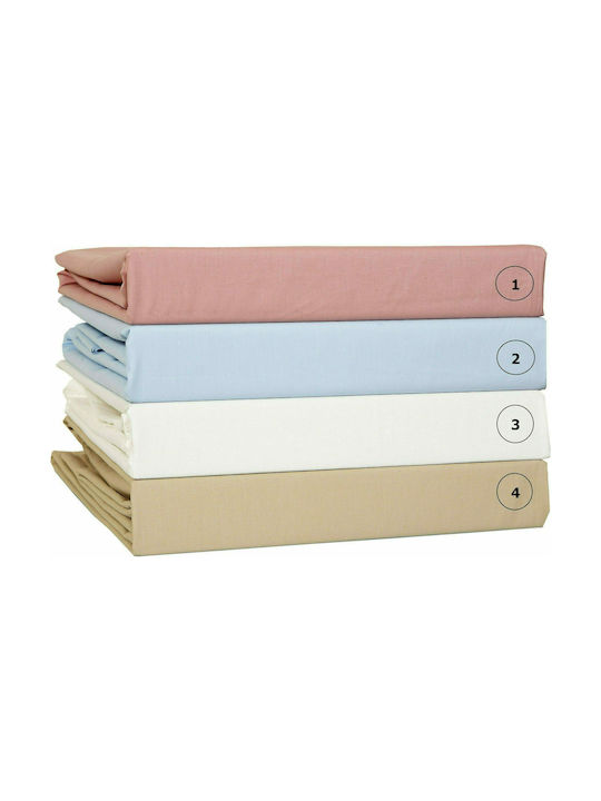Anna Riska Prestige Baby Sheet Crib Cotton Light Blue 120x165cm