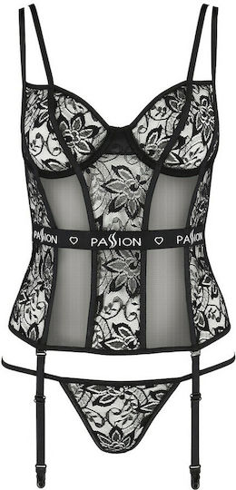 Passion Leticia Sexy Korsetts Schwarz
