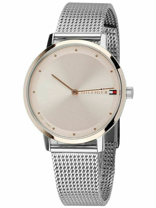 Tommy Hilfiger Pippa Women's Watch with Silver Metal Bracelet