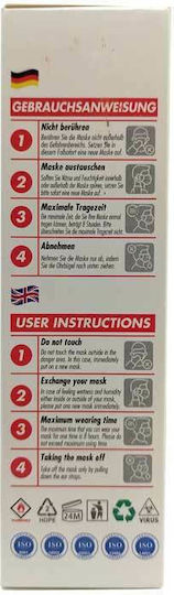 Famex Kids Mask FFP2 NR Protective Mask FFP2 Kids White 10pcs